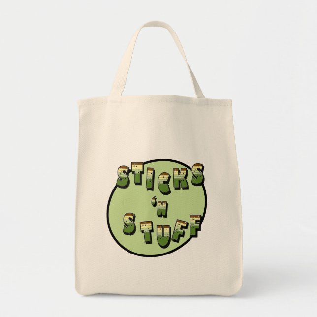 Pinnar och sakertoto tygkasse (Framsidan)