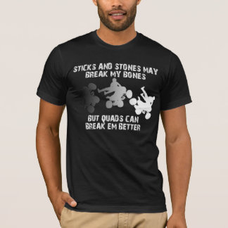 Pinnar Och Stenar Quad ATV RoligT-Shirt Tee