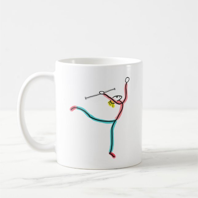 Pinne Twist Stavfigur Kaffemugg (Vänster)