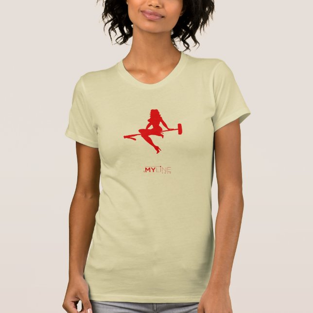 PinnechickPolo Tee Shirt (Framsida)