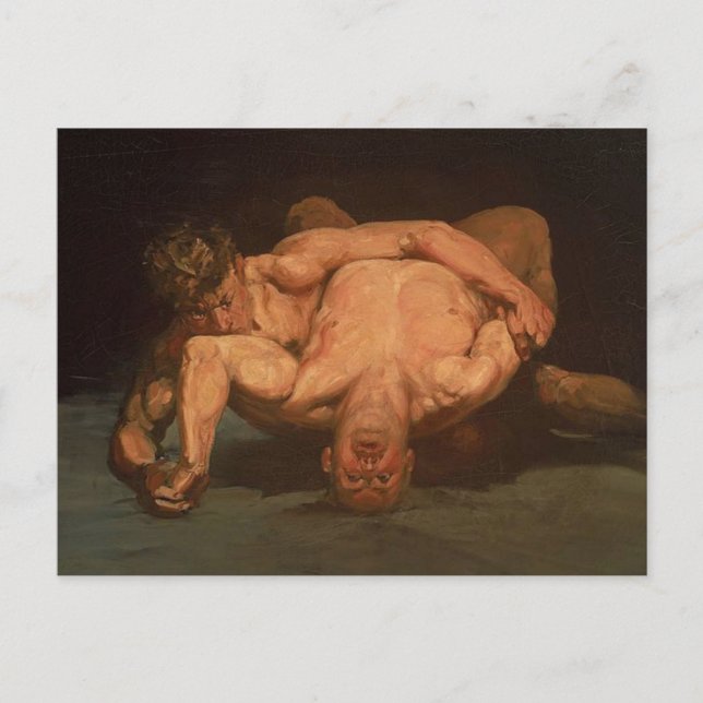 Pinned 1895 vykort (Framsida)