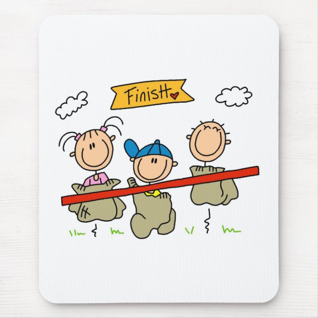 Pinnefigur Säcklöpning Musmatta (Framsidan)