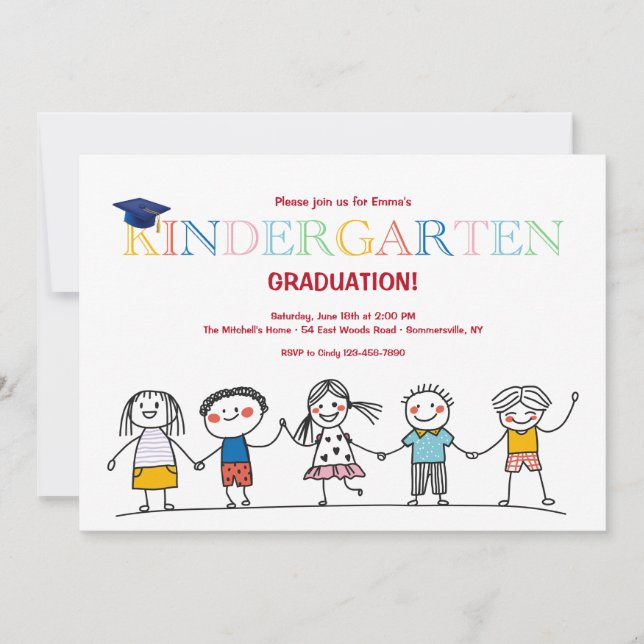 Pinnefigurer Inbjudningar (Framsida)