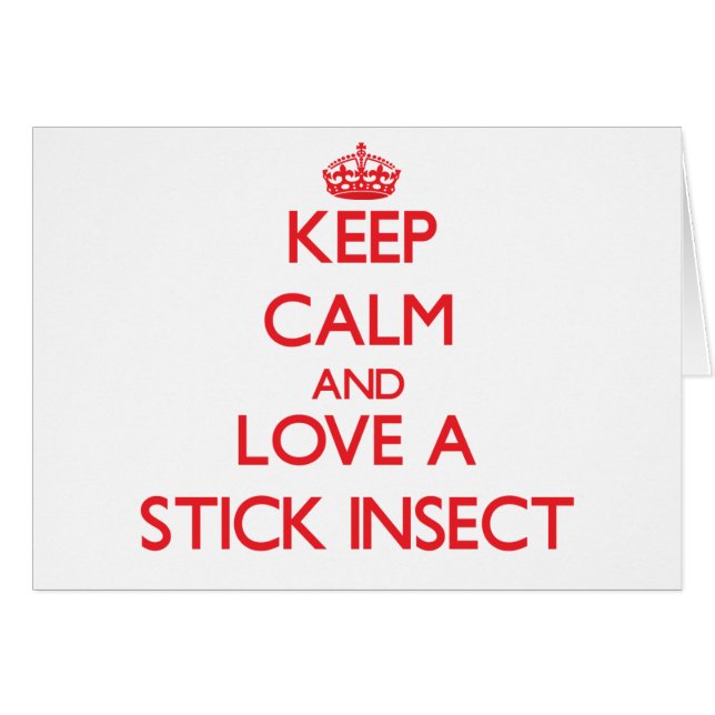 Pinneinsekt Hälsningskort (Framsidan Horizontal)