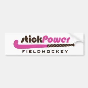 Pinnen driver landhockey - (bildekalet) bildekal