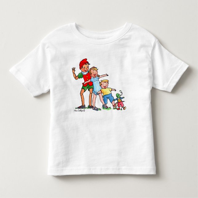 Pinocchio and Friends - Kids T-shirt (Framsida)