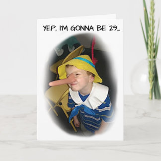 PINOCCHIO BIRTHDAY-KORT KORT
