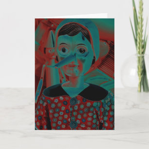 Pinocchio docka kort
