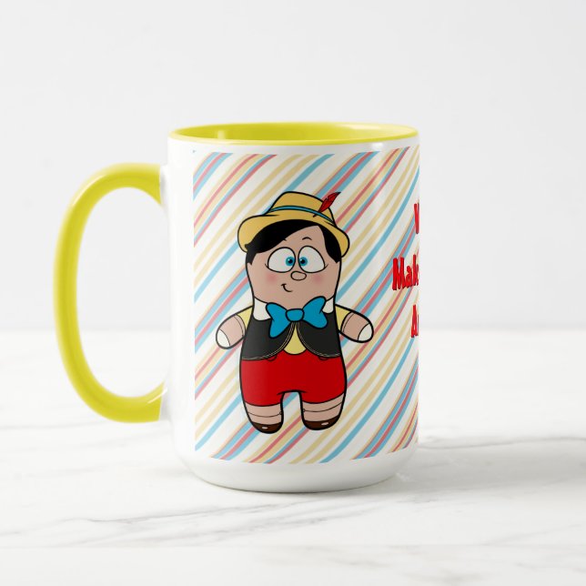 Pinocchio Gul Mugg (Vänster)