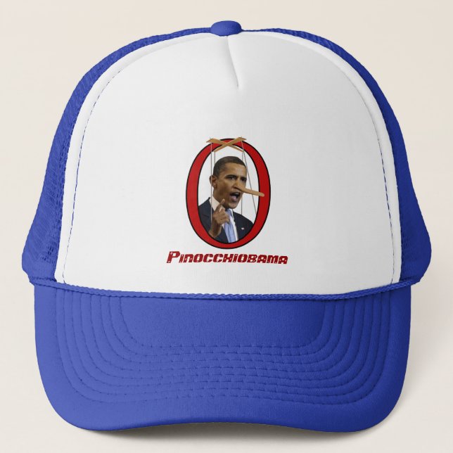 Pinocchiobama Hat Keps (Framsida)