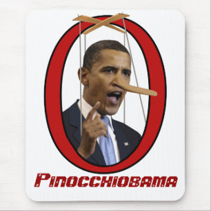 Pinocchiobama Mouse Pad Musmatta