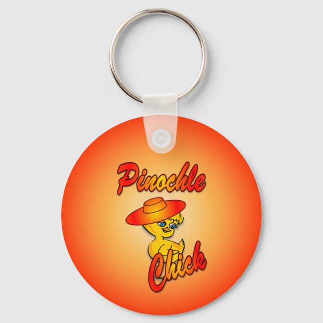 Pinochle-Chick nr 5 Nyckelring (Framsida)