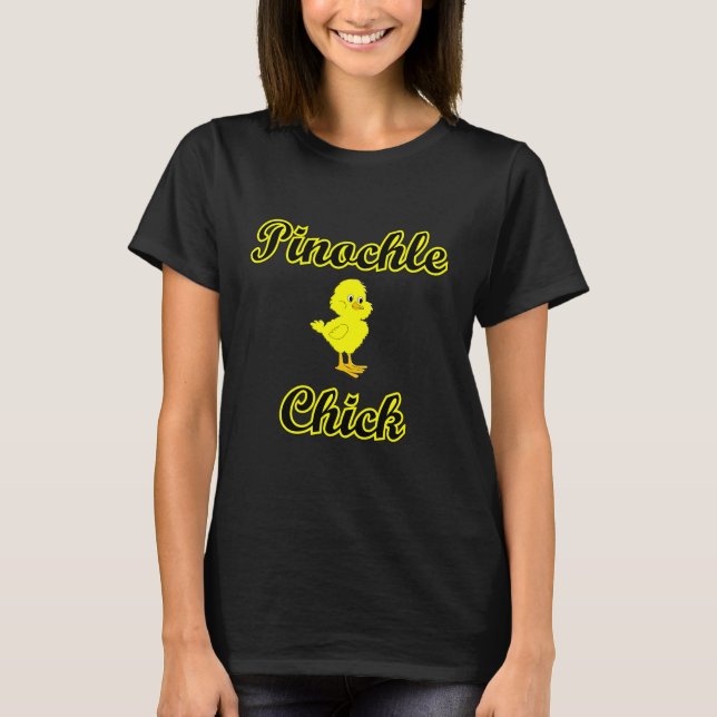 Pinochle-Chick T-shirt (Framsida)