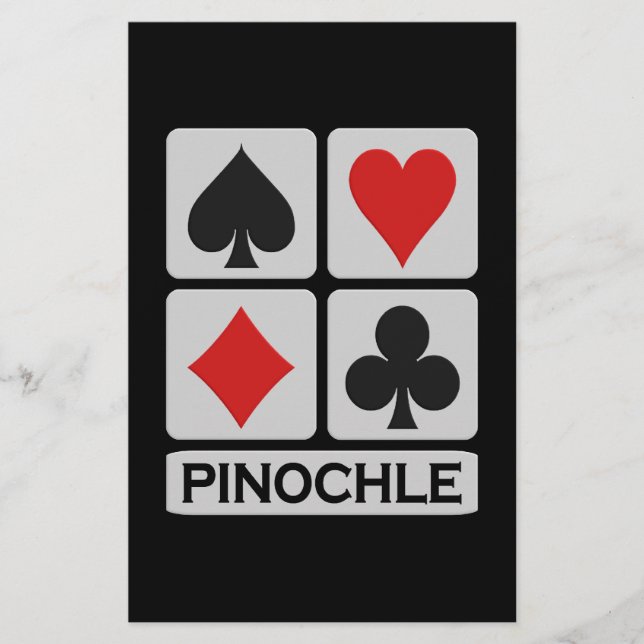 Pinochle-flygare - anpassa dig! flygblad (Framsidan)