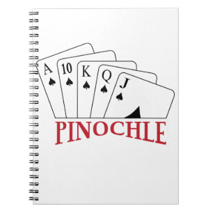 Pinochle-kort Anteckningsbok