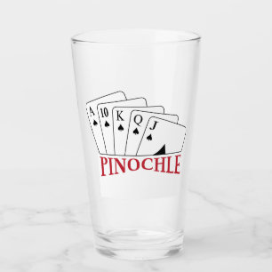 Pinochle-kort Glaskopp