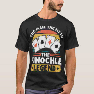 Pinochle Legend - Kortspel Roligt Pinochle T Shirt
