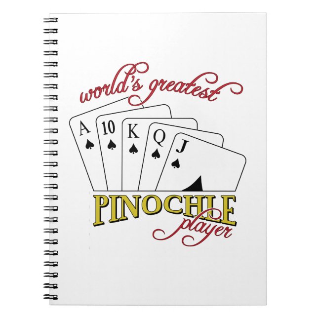 Pinochle Player Anteckningsbok (Framsidan)