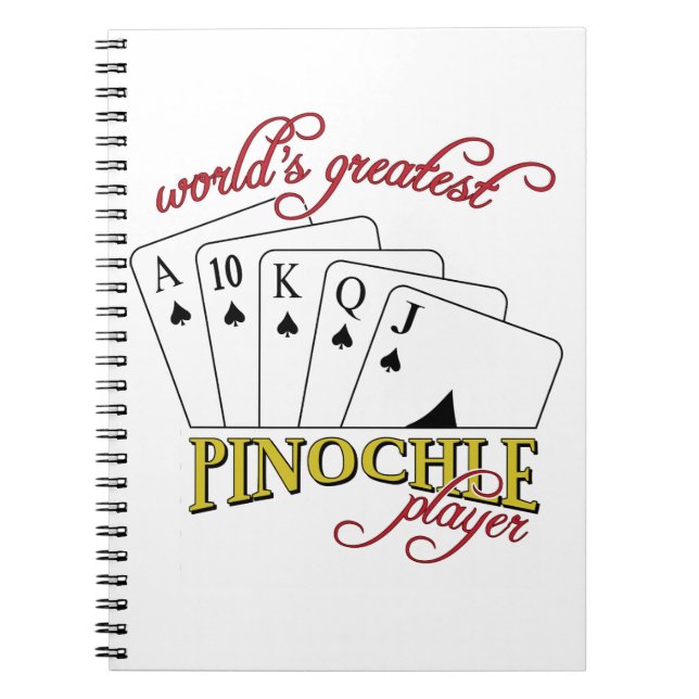 Pinochle Player Anteckningsbok (Framsidan)