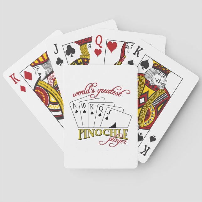 Pinochle Player Casinokort (Baksidan)