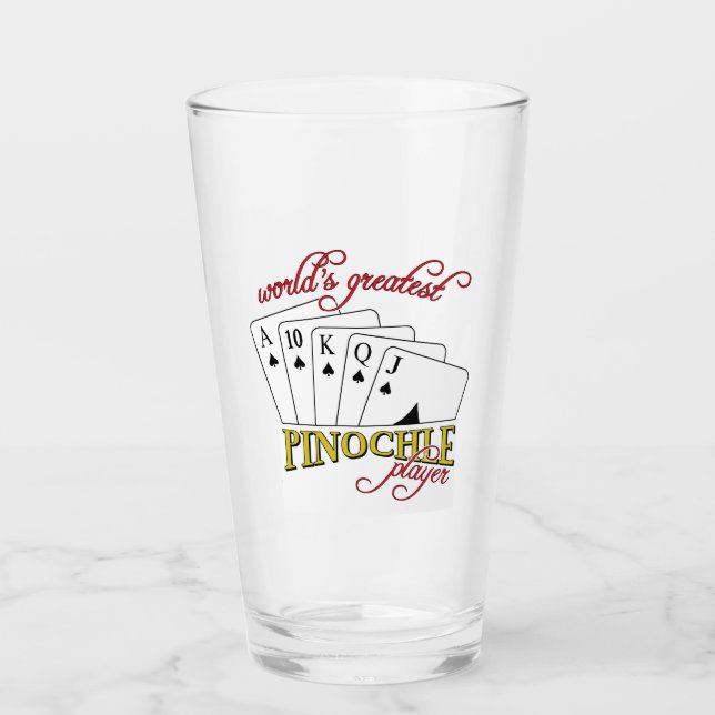 Pinochle Player Glaskopp (Framsida)