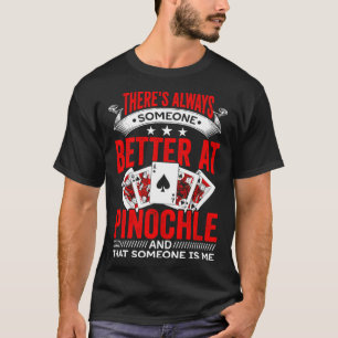 Pinochle Players Pinochle Sports Casino Card-spel T Shirt