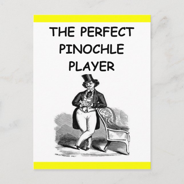 pinochle vykort (Framsida)