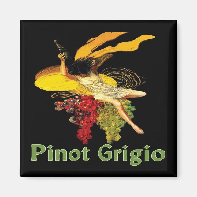 Pinot Grigio Vin Maid Magnet (Framsidan)