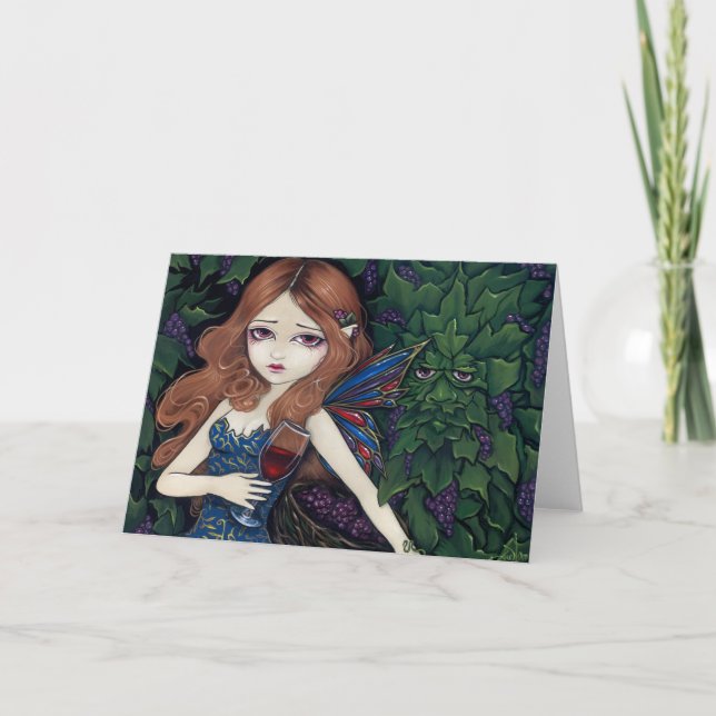 "Pinot Noir" hälsningkort Kort (Framsida)