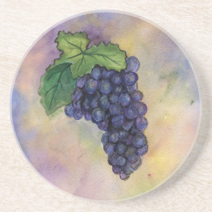 Pinot Noir Red Vin-druvor Underlägg Sandsten