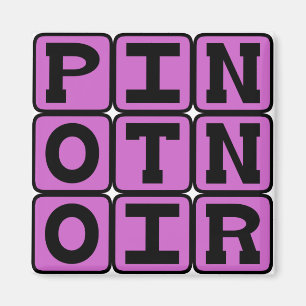 Pinot Noir, Red Vin Magnet