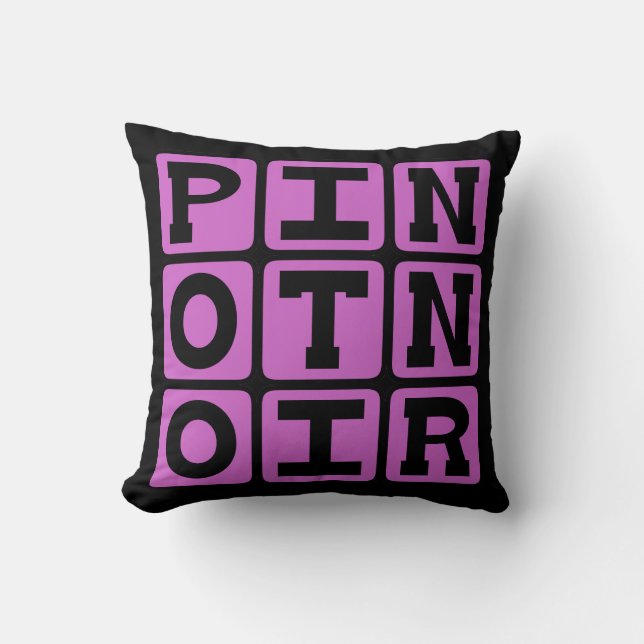 Pinot Noir, Rött Vin Kudde (Framsida)