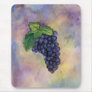 Pinot Noir Vin Grapes Mousepad Musmatta