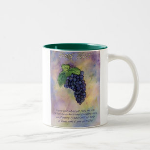 Pinot Noir Vin Grapes Mugg
