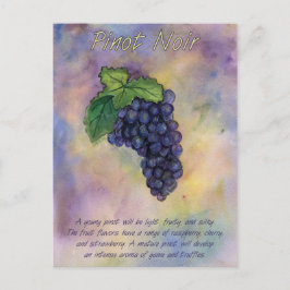 Pinot Noir Vin Graps vycard Vykort