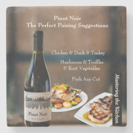 Pinot Noir Wine Pairing/Mastering the Kitchen Stenunderlägg