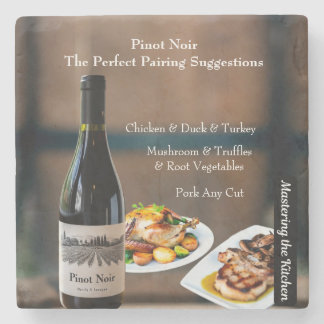 Pinot Noir Wine Pairing/Mastering the Kitchen Stenunderlägg