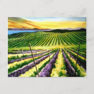 Pinot-vykort Vin Land Vykort