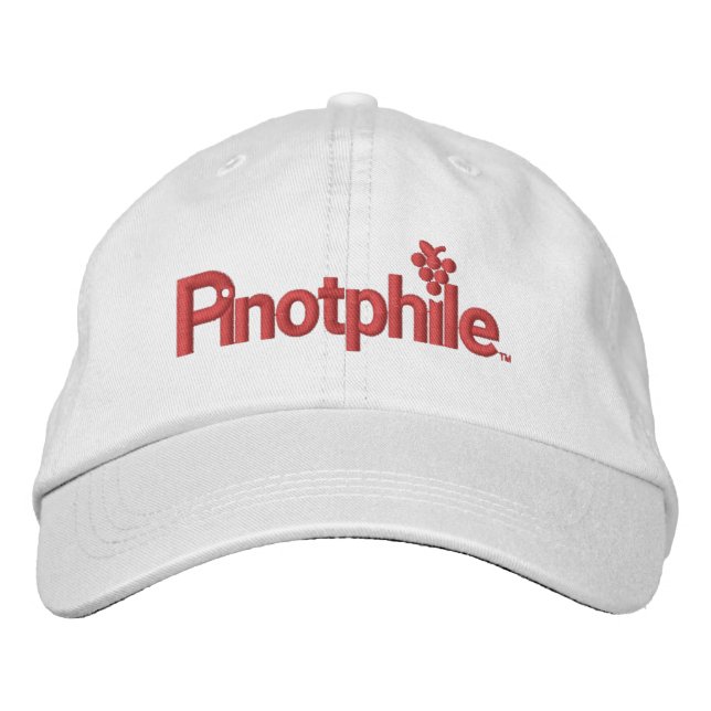 Pinotphile embroized baseball sockel broderad keps (Framsida)