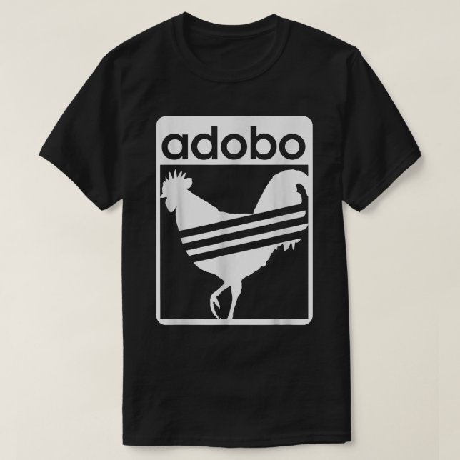 Pinoy Chicken Adobo lustig Filipino  T Shirt (Design framsida)