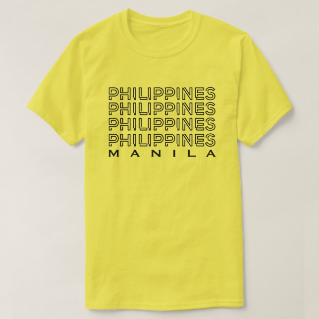 Pinoy DeDesign "Filippinerna Mönster" T-Shirt (Design framsida)