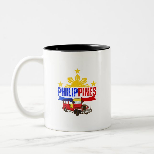Pinoy DesigPhilippines Jeepney Mugg (Vänster)