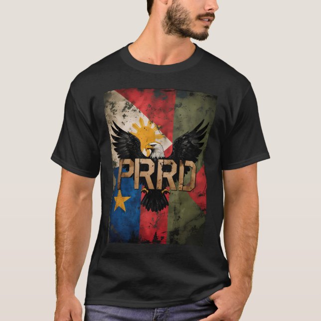 Pinoy Duterte-stöd PRRD T-shirt - Stolthet Tee (Framsida)