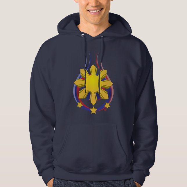 Pinoy Emblem Sweatshirt Med Luva (Framsida)