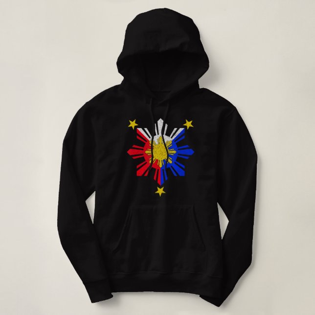 Pinoy Filipino Philippine Flagga Sol.png T Shirt (Design framsida)