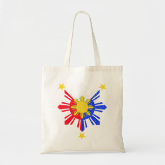 Pinoy Filipino Philippine Flagga Sol.png Tygkasse