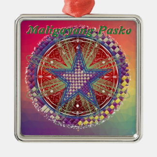 Pinoy jul Parol Lantern Julgransprydnad Metall