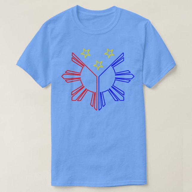 Pinoy Pinay Gift South Öster Asia Filippinerna T Shirt (Design framsida)