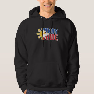 Pinoy Pride Filippinsk Pinay Filippinerna Hoodie