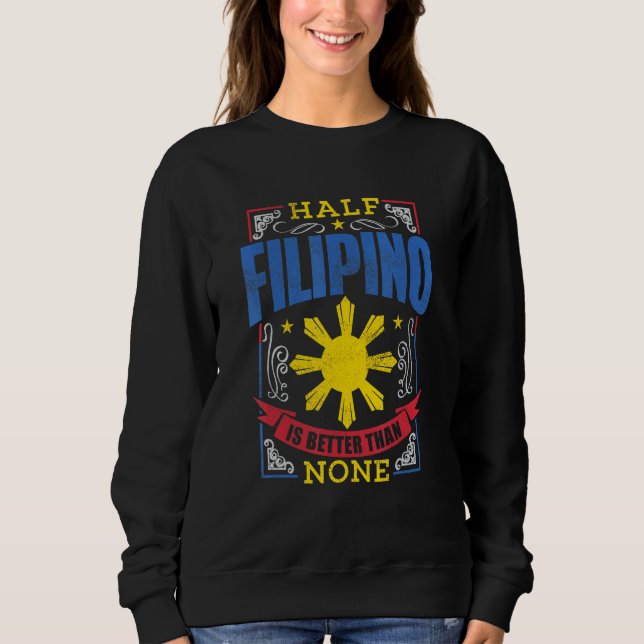 Pinoy Pride Shirt HalFilipino är bättre filippi T (Framsida)